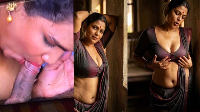 Mature Tamil Aunty Sucking Lover Sucking Dick