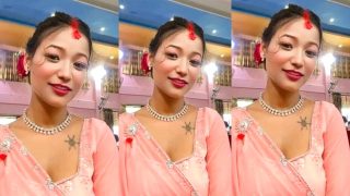 Nepali Hot Girl Showing Her Big Boobs & Pussy Leak Video