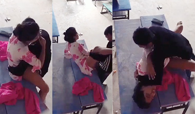 Indian College Girl Fucking Her BF On Table Viral Sex Video
