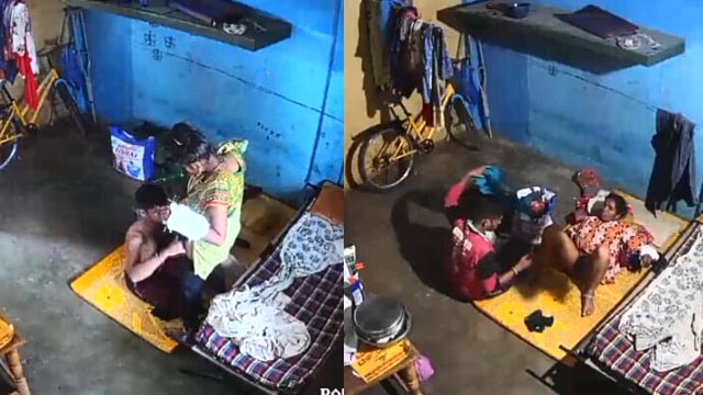 Horny Tamil Wife Fucking With Husband CCTV Cam Captured